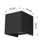 Fali lámpa Filadelfia BLACK LED,3