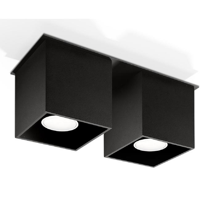 Mennyezeti lámpa Dallas 2 BLACK A-063