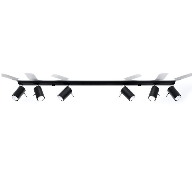 Mennyezeti lámpa Oregon 6L BLACK A-334
