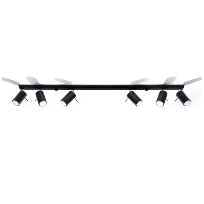 Mennyezeti lámpa Oregon 6L BLACK A-334,4