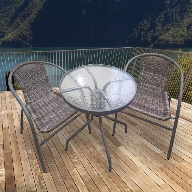 Asztal Bistro barna,3