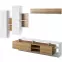 Nappali bútor Alva grande oak/fehér matt,2