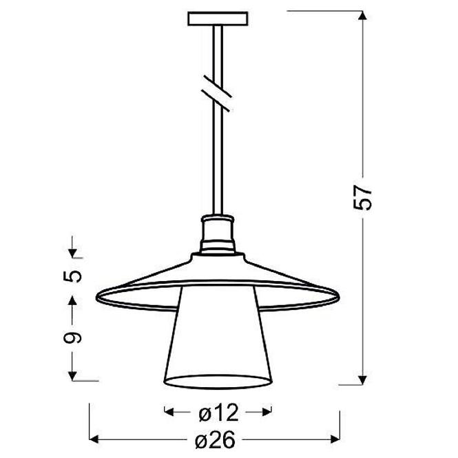 Lámpa Loft 1x60W E27