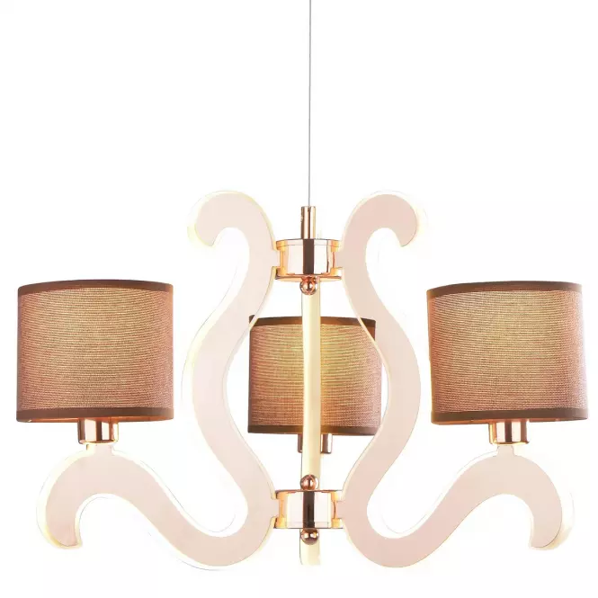Lámpa Ambrosia 3 3x40W E14 + 18,4W Led
