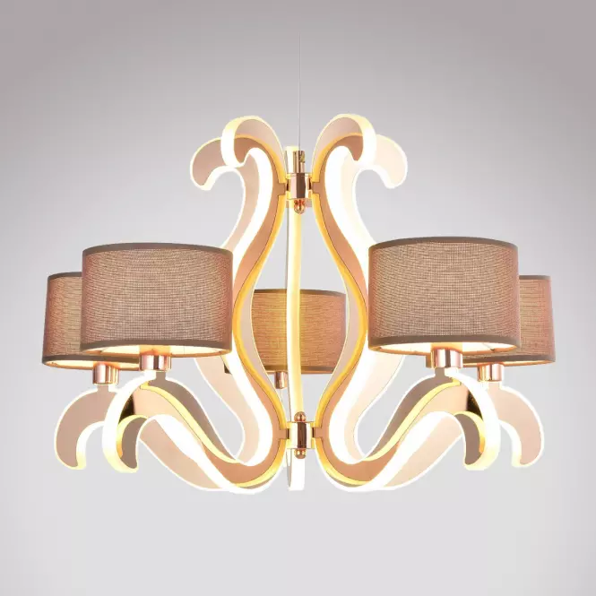 Lámpa Ambrosia 3 5x40W E14 + 43,4W Led