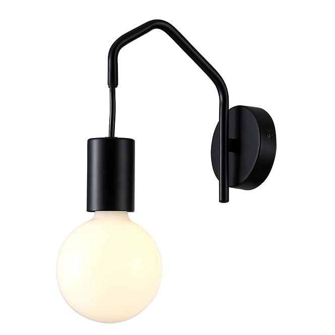 Basso Gyertyatartó lámpa 1x40w E27 fekete matt,3