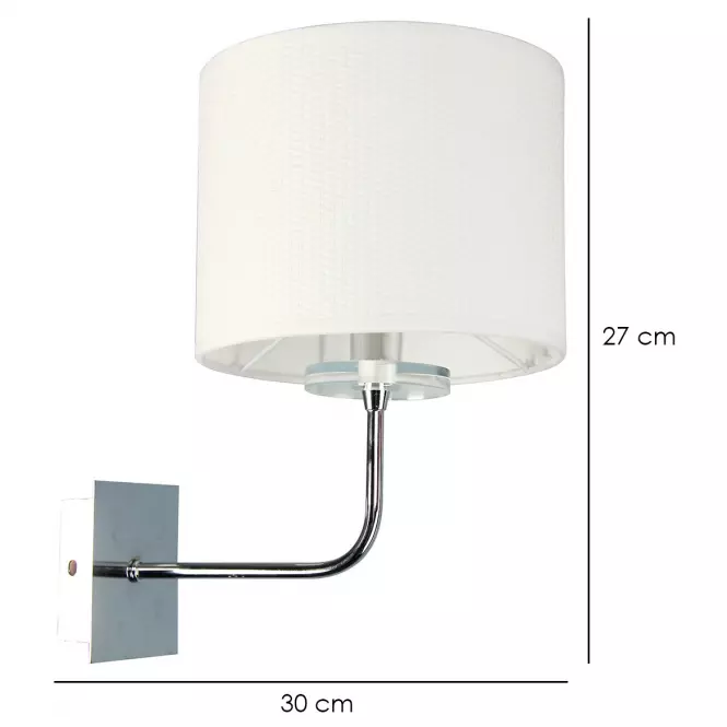 Estera Gyertyatartó lámpa 1x40w E14 króm