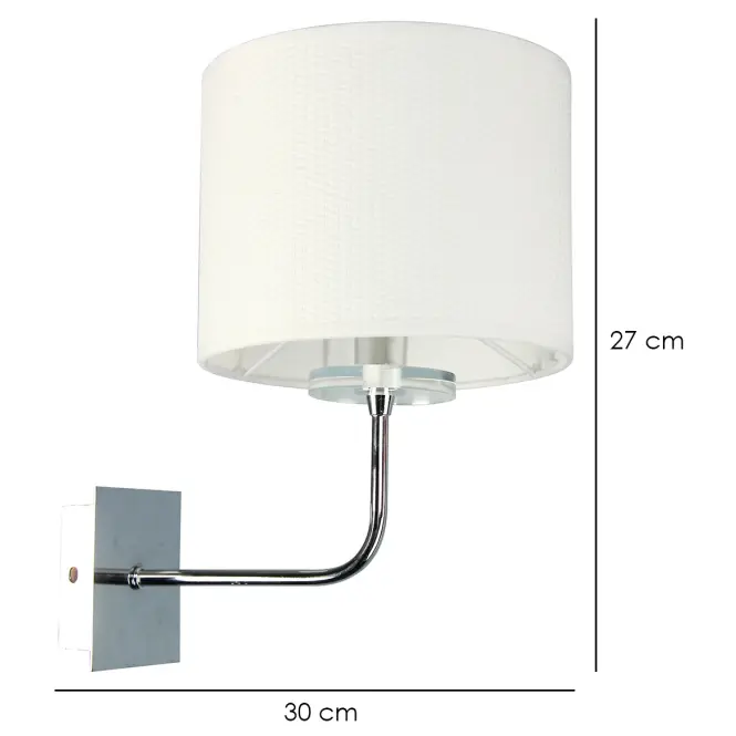Estera Gyertyatartó lámpa 1x40w E14 króm,3