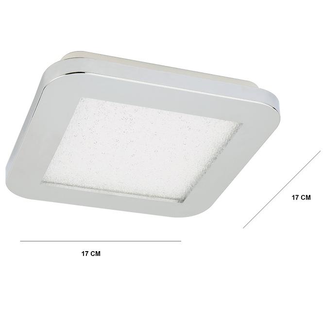 Mennyezeti lámpa Nexit Plafon 17x17 10w Led Ip44 Króm-Granila 3000k