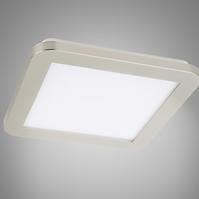 Mennyezeti lámpa Nexit Plafon 22,5x22,5 12w Led Ip44 Satina + Fehér 3000k