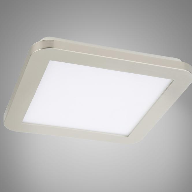 Mennyezeti lámpa Nexit Plafon 22,5x22,5 12w Led Ip44 Satina + Fehér 3000k