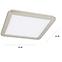 Mennyezeti lámpa Nexit Plafon 30x30 18w Led Ip44 Satina + Fehér 3000k,2