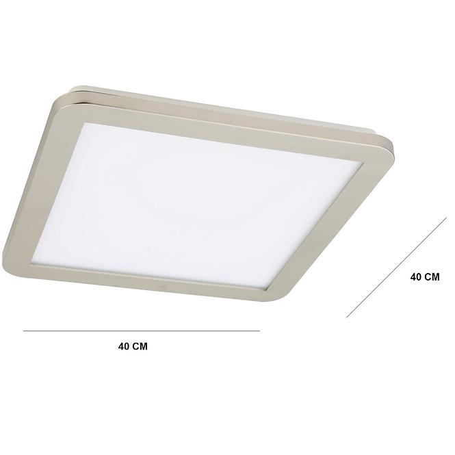 Mennyezeti lámpa Nexit Plafon 40x40 24w Led Ip44 Satina + Fehér 3000k