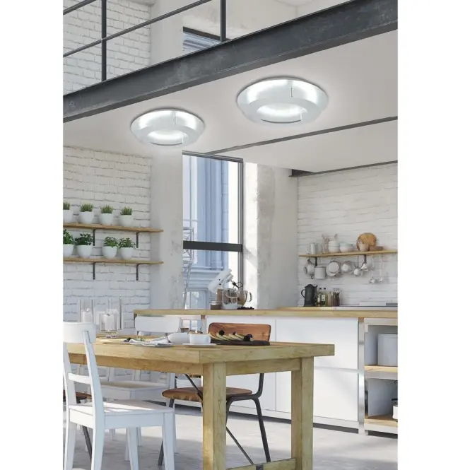 Mennyezeti lámpa Merle Plafon 50 24w Led 3000k Ezüst,4