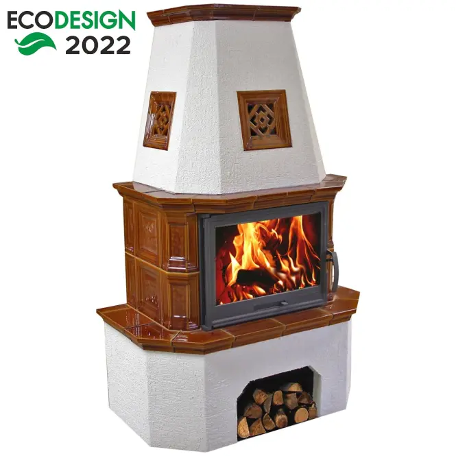 Kandallókályha Koln Goldbrown 9 kW
