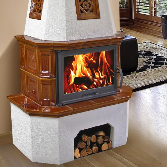 Kandallókályha Koln Goldbrown 9 kW,5