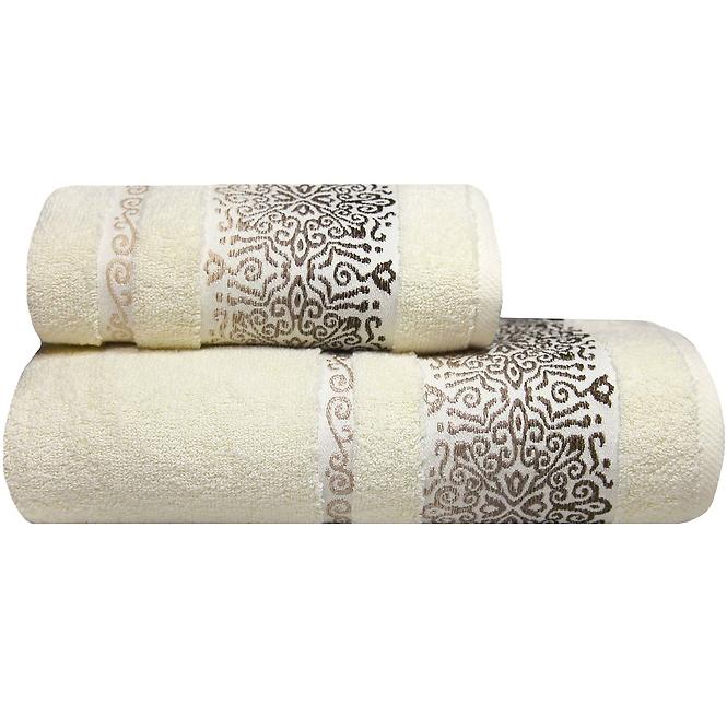 Törölköző szett ARABESCA  frottír,ekrü (500GSM),3