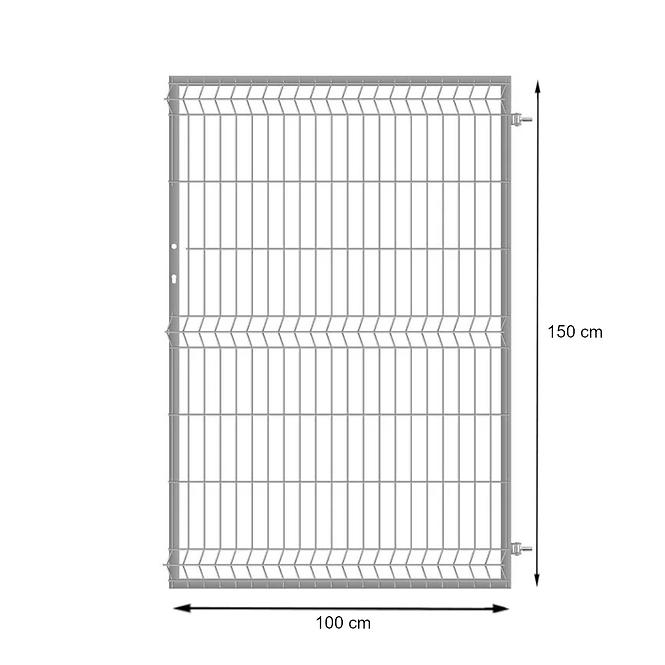 Kapu 3D ocynk 150cm/100cm jobb