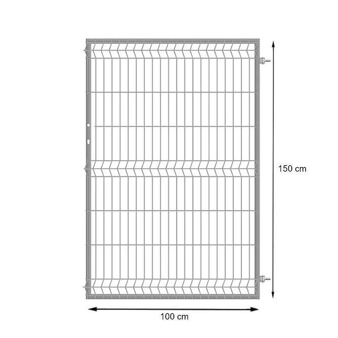 Kapu 3D ocynk 150cm/100cm jobb