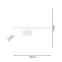 Lámpa Shine White 3873 fehér 30cm IP44 K1,3