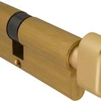 Betét QLOCK G35x30 sárgaréz