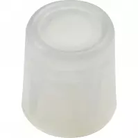 Ajtó lökhárító 27x30mm színtelen, átfedéssel