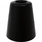 Ajtó lökhárító nagy átmérő70mm magasság.84mm Fekete csapok nélkül