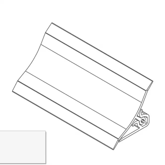 Profil konyhai munkalaphoz 3m 20x20 - Fehér Lws-011,2