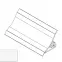 Profil konyhai munkalaphoz 3m 20x20 - Fehér Lws-011,2
