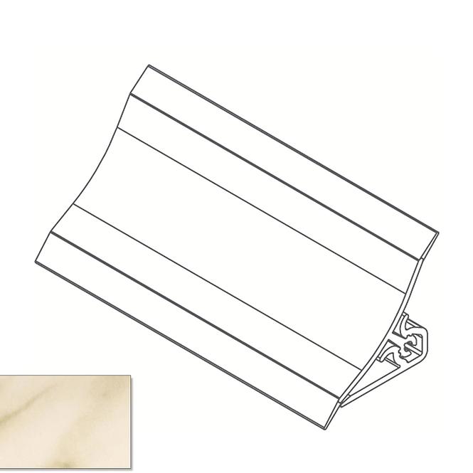 Profil konyhai munkalaphoz 3m 20x20 –carrara márvány LWS-012