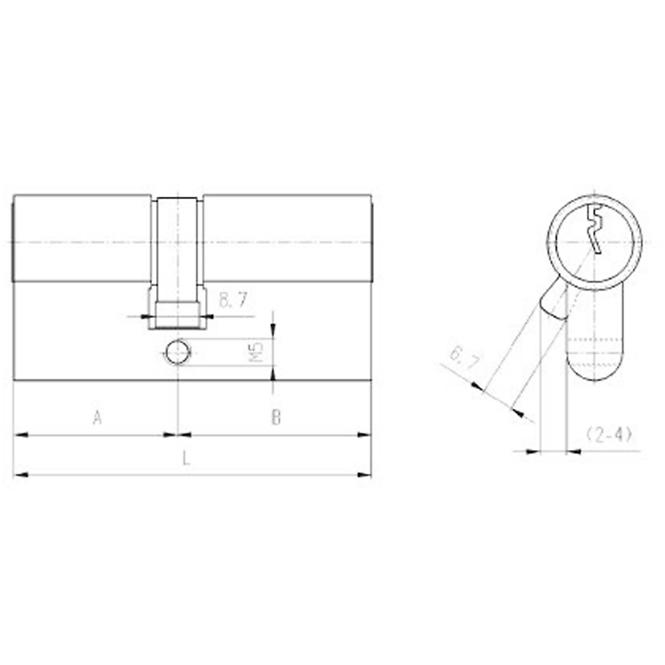 Hengeres betét 200RSGDNM/29+40 3KL.BLISTR