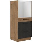 Konyhaszekrény VIGO grafit mat 60DKP-145 3S BB