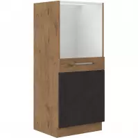 Konyhaszekrény VIGO grafit mat 60DKP-145 1F BB