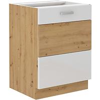 Konyhaszekrény ARTISAN fényes fehér 60D 1F BB