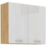 Konyhaszekrény ARTISAN fényes fehér 80G-72 2F