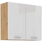 Konyhaszekrény ARTISAN fényes fehér 80G-72 2F