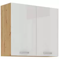 Konyhaszekrény ARTISAN fényes fehér 80G-72 2F