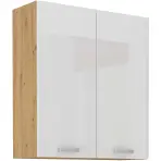 Konyhaszekrény ARTISAN fényes fehér 80G-90 2F