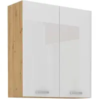 Konyhaszekrény ARTISAN fényes fehér 80G-90 2F
