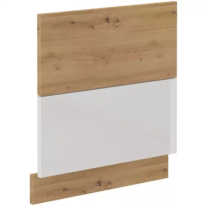 Mosogatógép elülső fal  ARTISAN fényes fehér 570X596