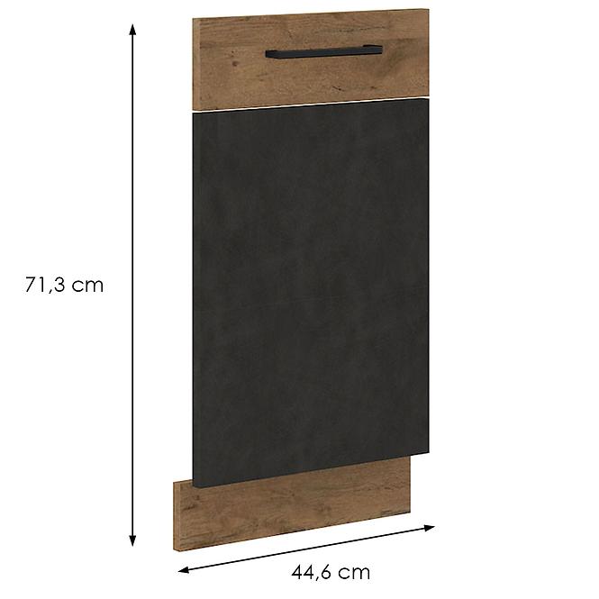 Mosogatógép elülső fal VIGO grafit mat 713X446