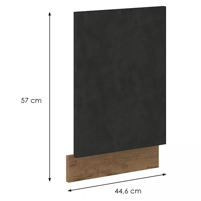 Mosogatógép elülső fal VIGO grafit mat 570X446