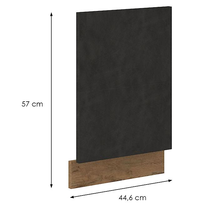 Mosogatógép elülső fal VIGO grafit mat 570X446
