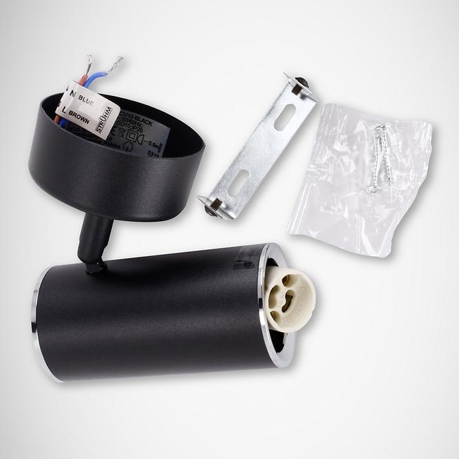 Fali Lámpa lampa Megan Spt GU10 fekete 03656 K1