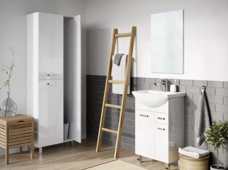 Fürdőszoba készlet Uno 65 2D1S white,3