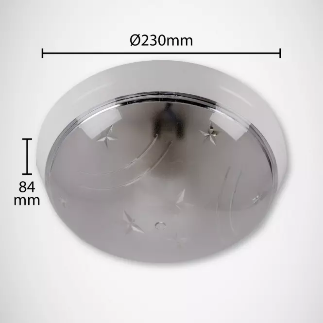 MENNYEZETI LAMPA UFO STAR