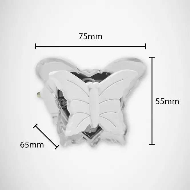 Lámpa Motyl HL994L 0,4W White,3