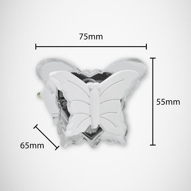 Lámpa Motyl HL994L 0,4W White,3