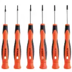 Csavarhúzók precíz, T5/T6/T7/T8/T9/T10 x 40 mm, készlet 6 db, Jufisto