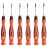 Csavarhúzók precíz, T5/T6/T7/T8/T9/T10 x 40 mm, készlet 6 db, Jufisto